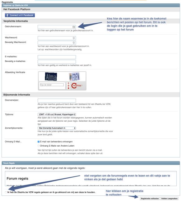 1 Hoe maak ik een forumaccount aan? Ga naar www.2fast4u.