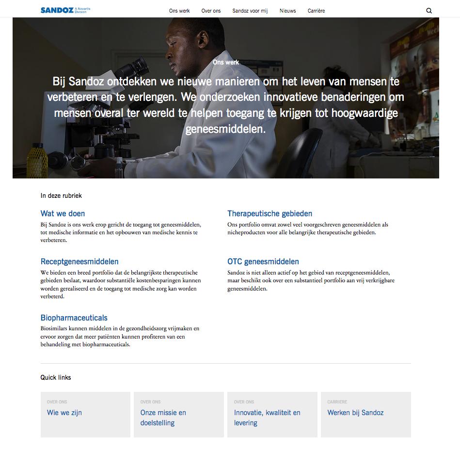met congenitale hartziekte. Website www.sandoz.nl is vernieuwd! Met trots presenteren we de vernieuwde Sandoz Nederland website.