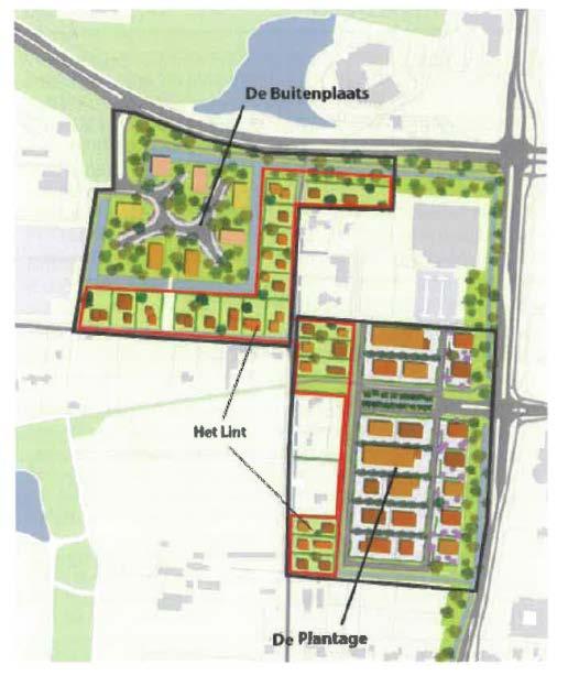 uitgangspunten Er gelden vier belangrijke uitgangspunten bij het tot stand komen van het stedenbouwkundig ontwerp voor De Buitenplaats: Flexibiliteit in de indeling van de bouwkavels is nodig, omdat