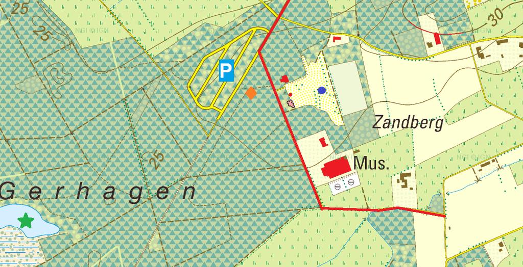De bereikbaarheid van het gebied Gerhagen is zeer miniem, zo kan men hier enkel geraken met de auto, de fiets, te voet of te paard.