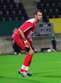 Halverwege de voorbereiding maakte doelman David Meul in de wedstrijd tegen Sint Truiden zijn debuut.