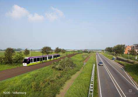 Er is geen rekening gehouden met een eventuele verbreding van de A4 tussen Leiden en Den Haag naar 2x4 rijstroken.