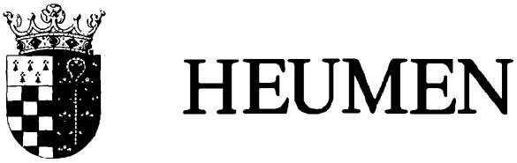 GEMEENTEBLAD Officiële uitgave van de gemeente Heumen Nr.