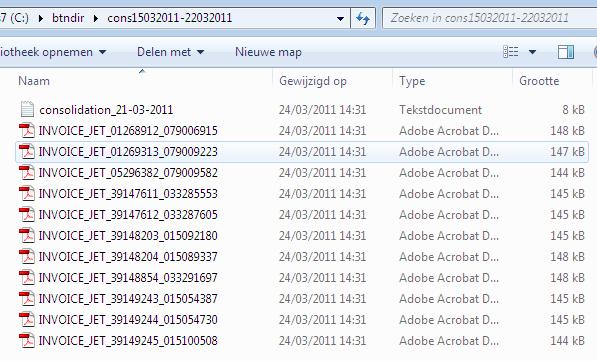 Het uitpakken van de files kan verschillen naargelang het programma dat hiervoor gebruikt wordt (Windows, WinZip, WinRar, ) De schermen die hier