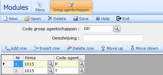 SwingTravel-verkoop Algemeen Groep agentschappen Beheer Aanmaken van groepen van agentschappen over verschillende firma s heen Deze codes kunnen dan gebruikt worden in de statistiek omzetvergelijking