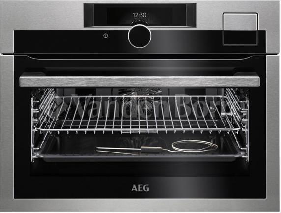 Oven multifunctie met stoom AEG KSE892220M (NIET verpakt, toonzaalmodel) Type oven: oven/stoomoven Energie-efficiëntieklasse: A+ Ovenbediening: