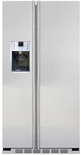 Side by side koelkast IOMABE ORGS2DFF30 ( NIET verpakt, toonzaalmodel ) Afmetingen (HxBxD) in mm: 1794x907x607 Energieklasse: A+ Totale netto inhoud koelkast