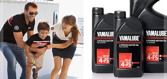 Yamaha raadt ook het gebruik van Yamalube aan: ons eigen assortiment hightech smeermiddelen die het levenssap voor Yamaha-motoren vormen.