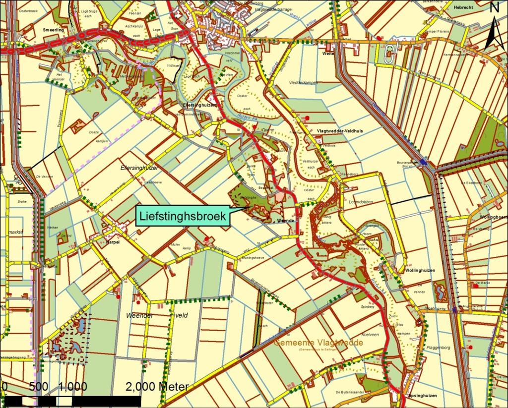 1 Inleiding 1.1 Achtergrond Het Natura 2000-gebied Liefstinghsbroek 1 ligt in Oost-Groningen, in de gemeente Vlagtwedde (Figuur 1.1).