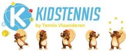 Kidstennis Wit 3j - 5j Op een plezierige manier bewegen en spelen in een tenniswereld.