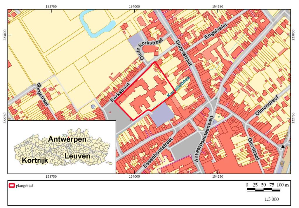 1 Inleiding Het plangebied van het woonzorgcentrum Zonnewende is gelegen in het centrum van Kapellen, aan de Kerkstraat 5-7, dicht bij de St. Jacobskerk.