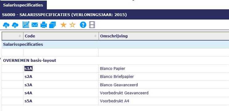 Layout salarisspecificatie Standaard salarisspecificaties in CashLonen aanwezig. Via het CashLonen programma worden de volgende salarisspecificaties standaard vervaardigd: Blanco papier.