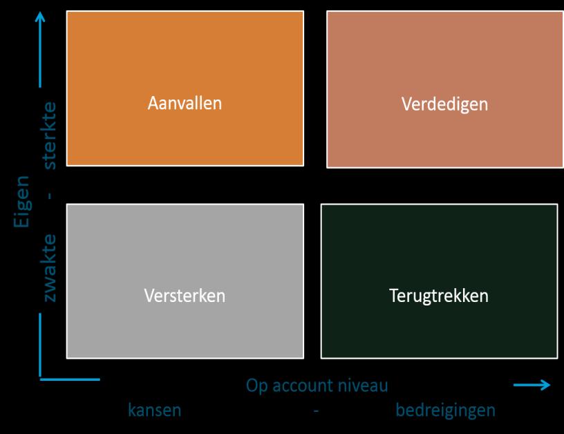 Account doelstellingen KWALITATIEVE DOELSTELLINGEN: (Voorbeeld: