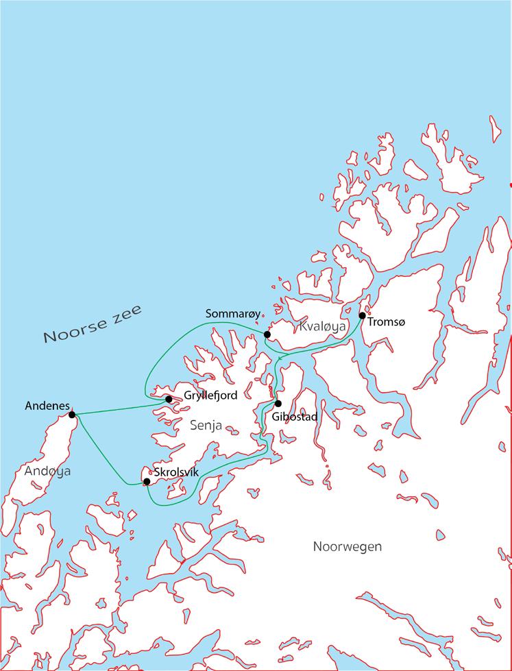 Zeilschip "Noorderlicht" Kvaløya Senja N