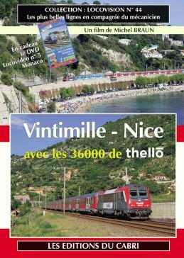 Mededeling : Locovision 43 Vintimille Nice avec les 36000 de Thello Deze DVD laat ons toe een dagreis