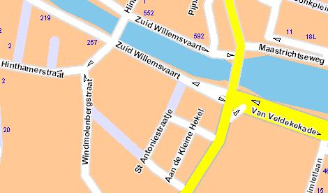 2. Analyse 2.1 Situatieschets Sluis 0 is de benaming van de schutsluis om de stad in en uit te varen. Hinthamerbru De sluis ligt aan de Antoniebrug oostkant van s- 31 Hertogenbosch.