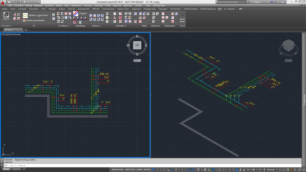 Create Nordined for AutoCAD [2D] Techline