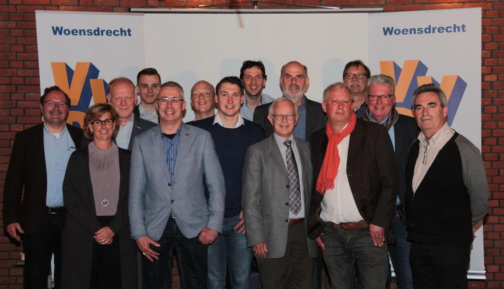 De ALV VVD Woensdrecht op 2 november 2017 Op de kandidatenlijst voor de gemeenteraadsverkiezingen in 2018 van de VVD Woensdrecht veel nieuwe gezichten.