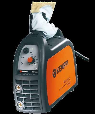 Minarc 150 Classic Kleine reuzen van de MMA laswereld 1 Phase CC 4 kg Excellent welding quality and ignition Automatic dynamics feature Light weight and high power Excellent work duty performance