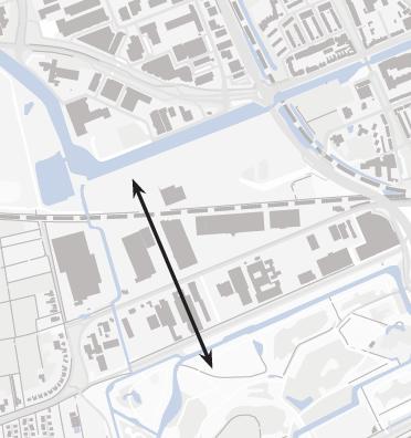 3 Verbinding Voorterrein met de ontwikkelingen bedrijventerrein Hoendiep Naar verwachting worden de woonfuncties op het bedrijventerrein Hoendiep eerder ontwikkeld dan de woonfuncties op het