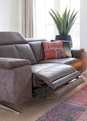 Hoe comfortabel wil jij zitten? Greymouth De prachtige Greymouth stel je naar eigen wens samen. Met diverse opties bepaal je zelf hoe comfortabel je de salon wilt hebben.