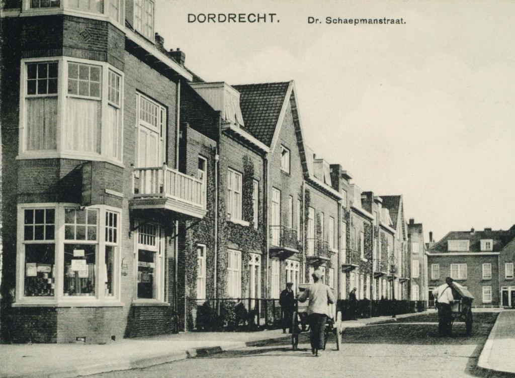 Dordrecht Ondergronds 29 Gemeente Dordrecht, plangebied Dr. Schaepmanstraat, Krispijn, Dordrecht.