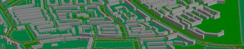 zaaknummer 72116 Afbeelding 2: 3d weergave akoestisch rekenmodel De bijlagen 1 en 2 geven overzichten van het rekenmodel voor wegverkeerslawaai.