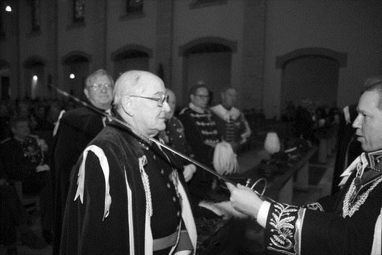 Twee nieuwe ridders in onze parochies Op zondag 25 januari 2015 kregen de schutterijen van onze beide parochies een eigen nieuwe ridder.