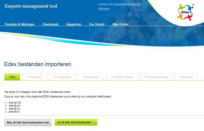 foutmelding dan zit er mogelijk een fout in het EDEX bestand. Stuur ons dan een e-mail met daarin de EDEX bestanden en een toelichting op het probleem. Wij kunnen dit probleem dan voor u verhelpen.