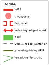 3. Kwaliteitsverbeteringen 3.2 Ruimtelijke vertrekpunten: Weg Doordat de weg verschillende karakteristieke landschappen doorsnijdt is de beleving van de opbouw van het landschap groot.