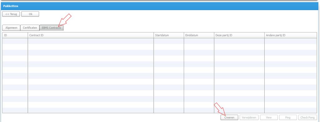 2.2. Software producten configureren die gekoppeld worden op basis van ebms Voor een koppeling op basis van ebms is een CPA nodig (Collaboration Protocol Agreement).