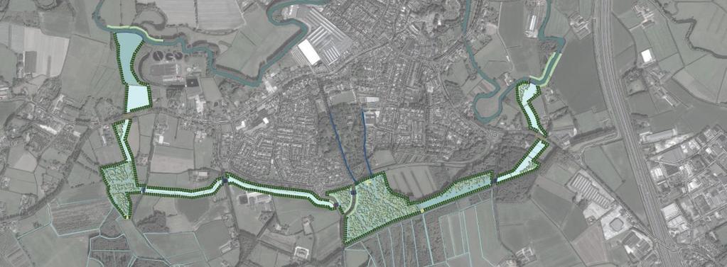 Zuidelijk Bypass Als één van de eerste projecten is gekeken naar de mogelijkheden voor een zuidelijke bypass die kan worden gebruikt voor piekafvoer van overtollig water.