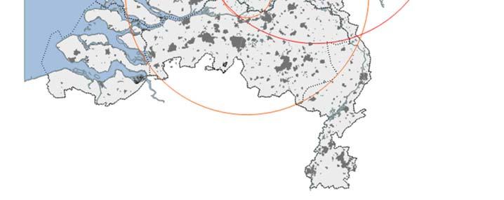 Het bouwplan ligt binnen de 75 km cirkel rond de MASS radar van Soesterberg en binnen de 75 km cirkel rond de