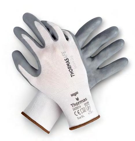 SECURE GRIP Een goed passende veiligheidshandschoen voor werk met kleine of delicate onderdelen. De THORMASAFE Secure Grip-handschoen biedt werknemers uitzonderlijk comfort.