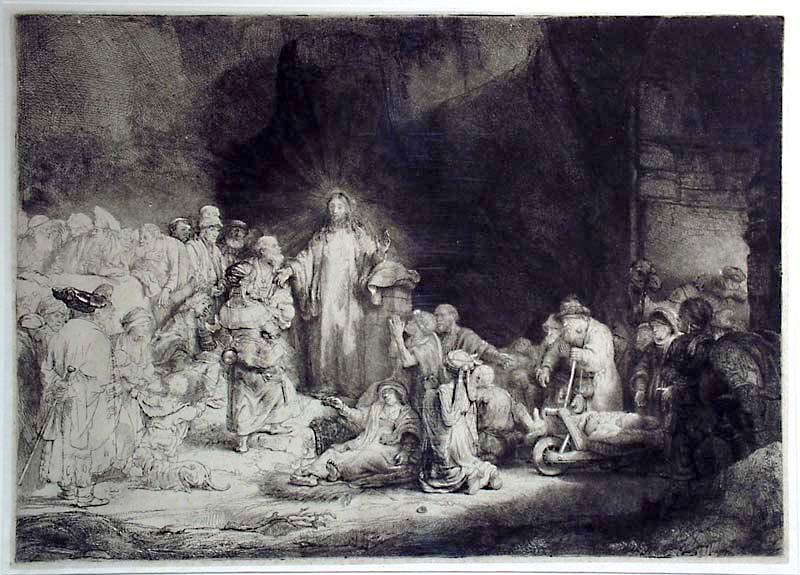 Rembrandt Je hebt nu een pentekening en een schilderij gezien van misschien wel de beroemdste schilder die ooit heeft geleefd. Maar behalve schilderijen en tekeningen maakte Rembrandt ook etsen.