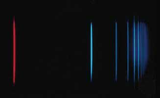 2.2 Spectraallijnen van het waterstofatoom Licht als muziek in de ogen? Paragraafvraag Wat is de natuurkundige verklaring voor het ontstaan van spectraallijnen?
