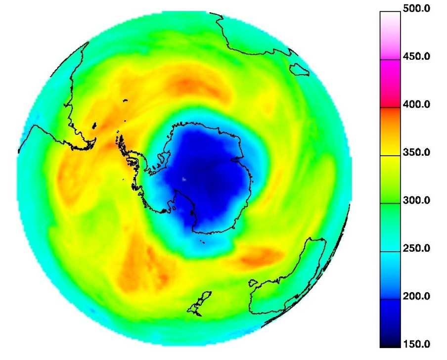 Ozonlaag - natuurlijke opbouw en afbraak Zuurstof naar ozon: (hogere luchtlagen) O 2 + hν 2 O O 2 + hν *O 2 *O 2 + O O 3 Ozon naar