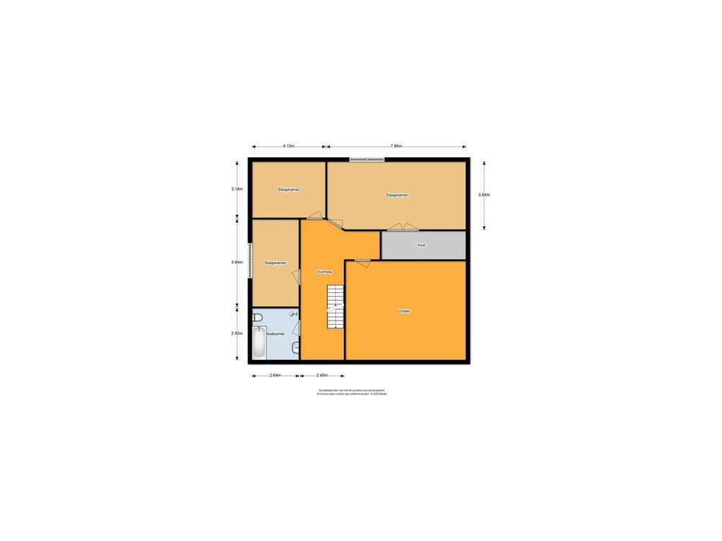 Plattegrond Aan de informatie in deze