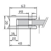 Glasklem model 05 - vlak Glasklem model 05 - buis ø T T 05.A2.000.01 4 05.A4.000.01 4 RVS ook 05.ZN.000.01 4 05.A2.042.