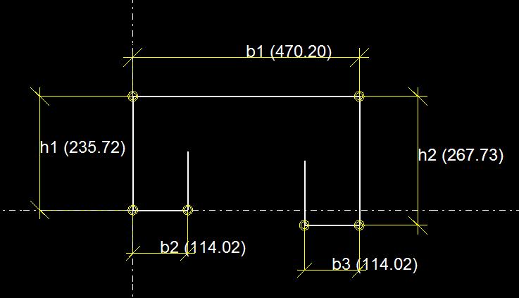 Voeg verticale maatvoering toe 5. Klik op de icoon Verticale maatvoering schetsen 6.