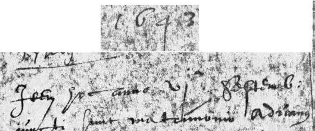 4. Joanna ca 1614. x (Meuzegem 22 juli 1640). Antoon Heynsmans Grimbergen 23 december 1607. Grimbergen 26 november 1647. (zoon van Anthoon). xx (Grimbergen 3 oktober 1648). Jan Moyesoene.