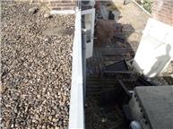 dak is hersteld met batuband, er is geen garantie meer voor een goede afdichting