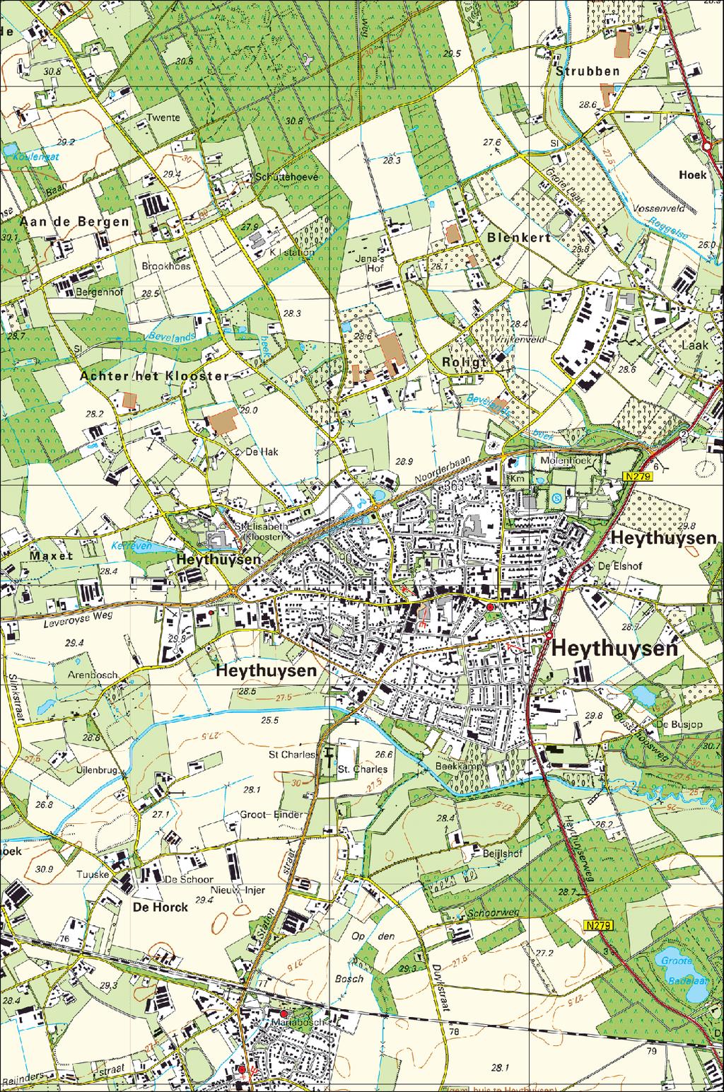 Bijlage 1 Topografische ligging van de