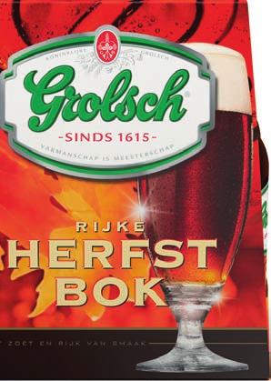 ACTIE Herfstbok bier multipack 4/6 flesjes à 300/330 ml 30% KORTING*
