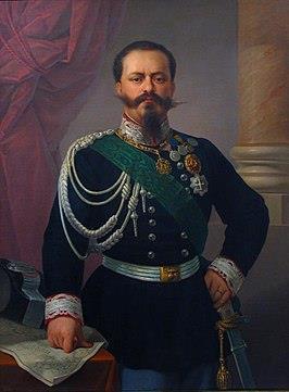 Victor Emanuel II van Italië: Turijn, 14 maart 1820 - Rome, 9 januari 1878 Victor Emanuel II (Vittorio Emanuele Maria Alberto Eugenio Ferdinando Tommaso ); was koning van Sardinië vanaf 1849, en hij