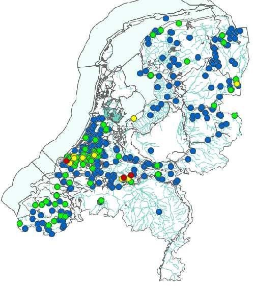 landgebruik van 2011-2013 (bron: bestrijdingsmiddelenatlas.nl, downloaddatum 3-9-2015). Figuur 4.
