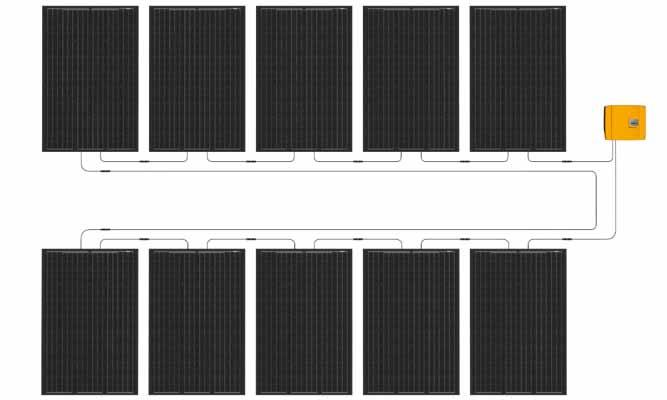 4 Algemene aanwijzingen 4.1 Aanwijzingen elektrische installatie Schakelvoorbeeld: Schakeling Het is raadzaam bij de schakeling overeenkomstig het bovenstaande schakelvoorbeeld te werk te gaan.