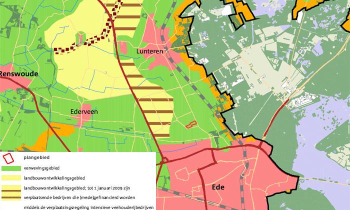 3.1.2 Reconstructieplan Gelderse Vallei/Utrecht Oost In het kader van de Reconstructiewet zijn plannen vastgesteld voor de Gelderse Vallei en Utrecht-Oost (deels gelegen in de provincie Utrecht).