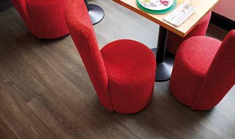 .. Soundproof Clear print Expansion / Contraction proof Castor chair resistant Suitable for floor heating Stain resistant De Moduleo -vloeren zijn