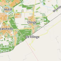 2 km Leaflet Base Layer data Kadaster, Road Layer data Fietsersbond Start bij Lange Nieuwstraat 30 in Hulst
